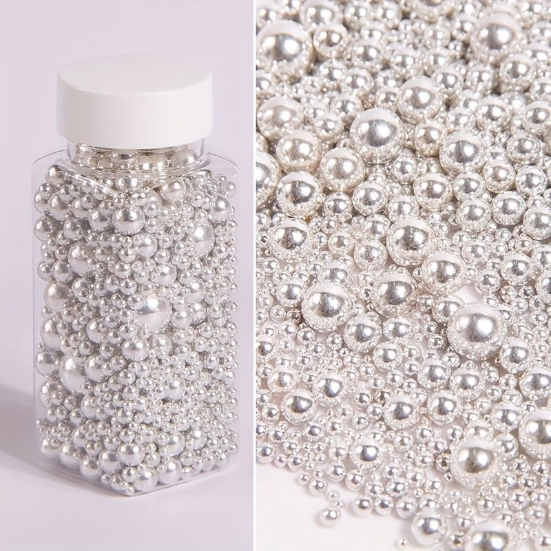 Bright Golden Mix Pearl Cake Decorating Kit 95g for Baking Weddings - Image 5