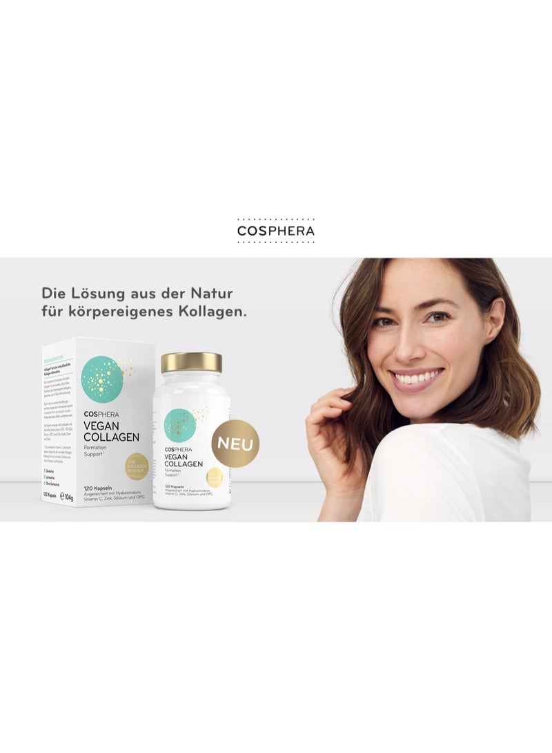 كوسفيرا دعم تكوين الكولاجين النباتي يحسن صحة البشرة والمفاصل 120 كبسولة - Image 2