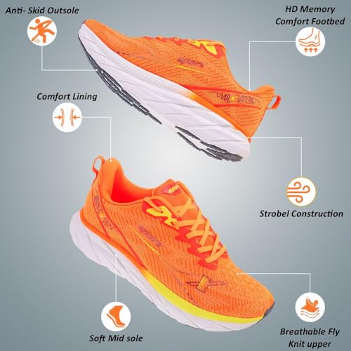SPARX Sports Shoe SM-996 Orange for Men - Image 3
