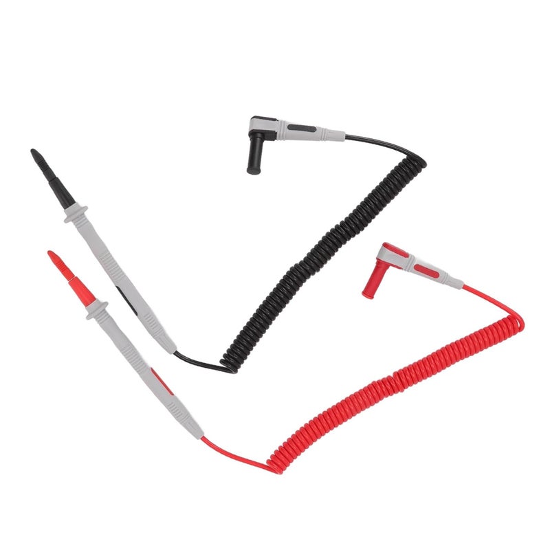 Multimeter Test Lead 20A 1000V 56cm Extended Spring Probe Fine Brass Tip - Image 5