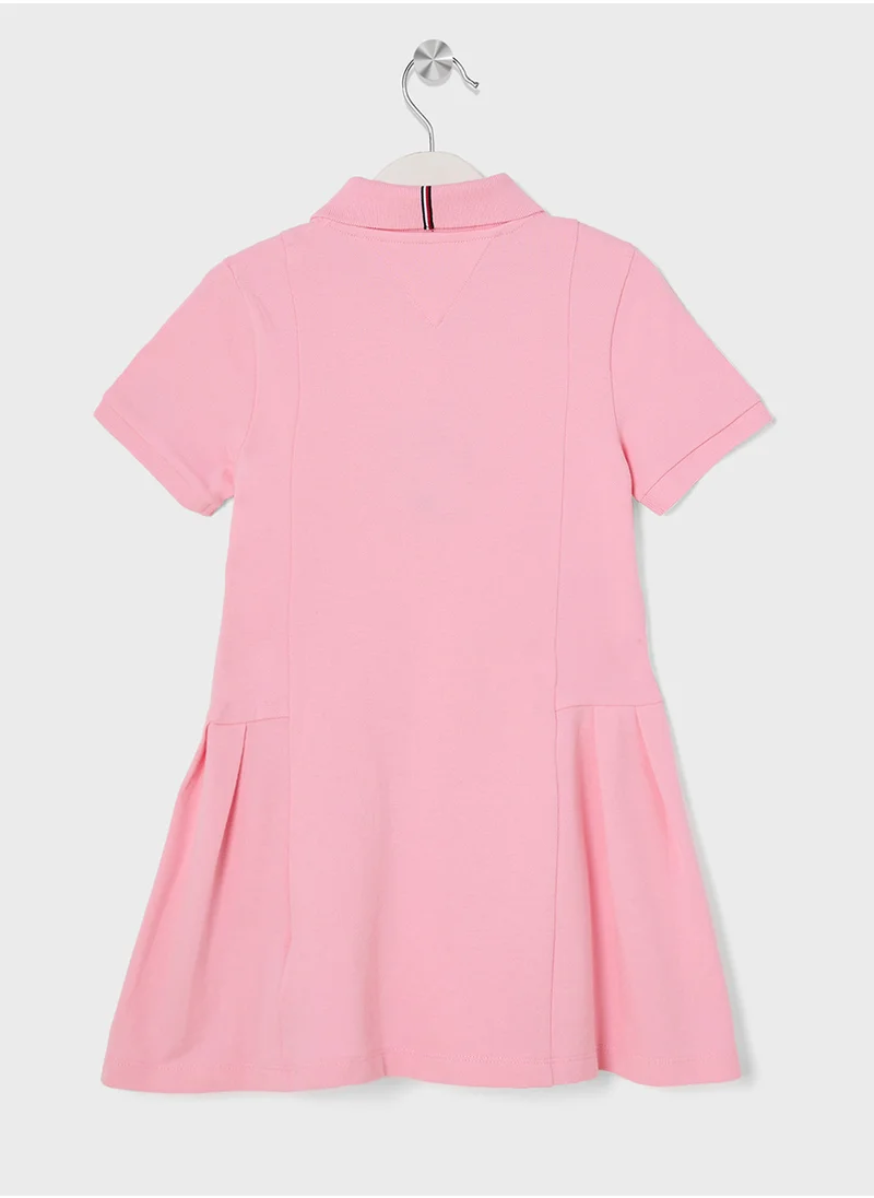 تومي هيلفيغر Youth Mini Polo Dress