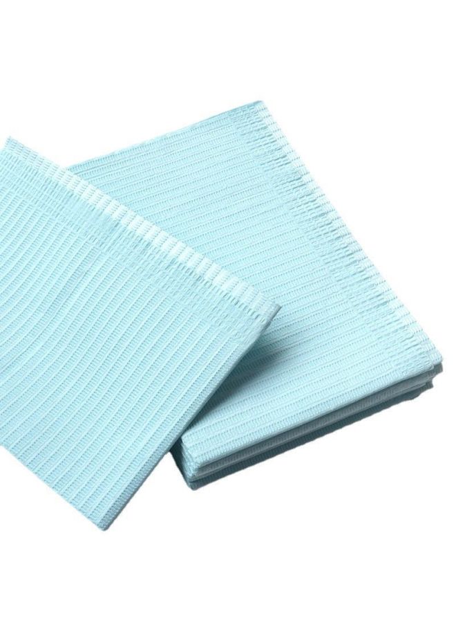 Japanese Nail Art Disposable Table Pad Paper Waterproof Cleaning Pad Hand Pillow Pad Towel Tablecloth Nail Art Shop Net Red Maple-Color:Light Green 4 Packs Per Box✈  - Image 5
