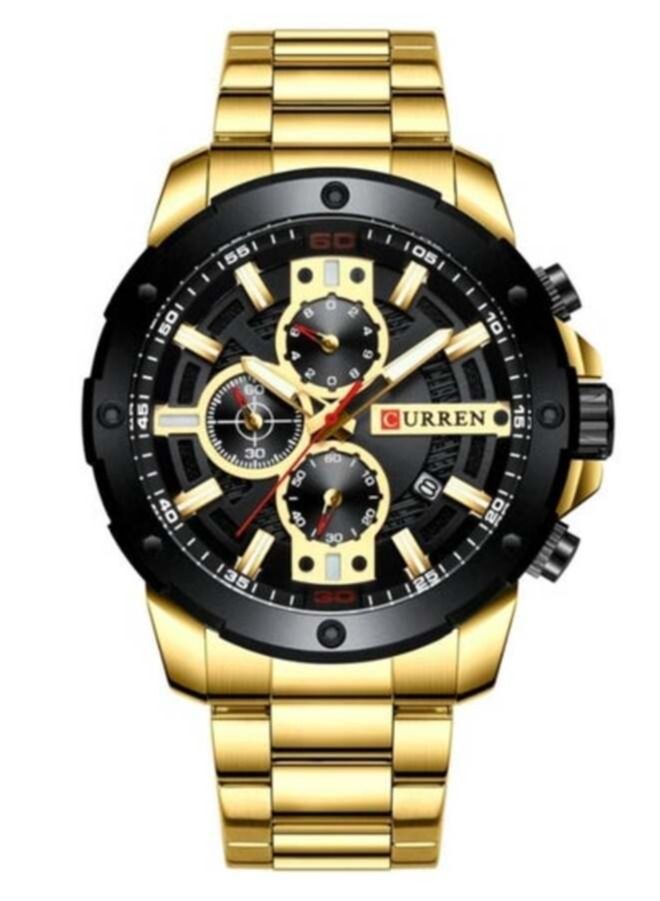 كارين الساعات الرجال ، الرياضة للماء الفولاذ المقاوم للصدأ الكوارتز المعصم ووتش للرجال والفتيان