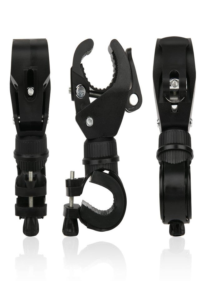 Cosmos 2 Pcs Bike Flashlight Mount Holder Universal Bicycle Flashlight Holder 360º Rotation Bike Flashlight Clip Adjustable Clamp LED Headlight Holder for Cycling, Riding - Image 4