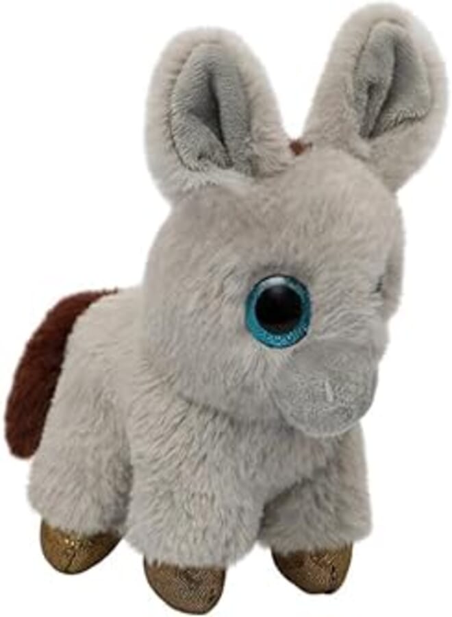 Wild Planet Orbys Donkey Plush Toy, 14 cm x 8 cm x 19 cm Size