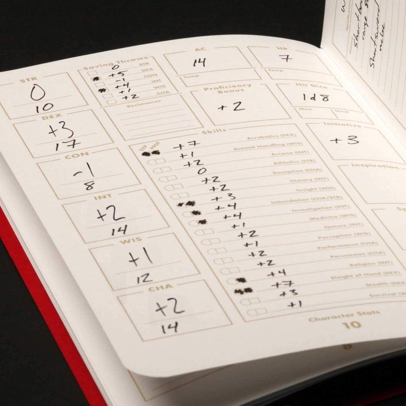 Field Notes: 5E Character Journal - 2 Pack - Character Notebook for Dungeons and Dragons Fifth Edition - 4.75 x 7.5 Inchâ€¦ - Image 4