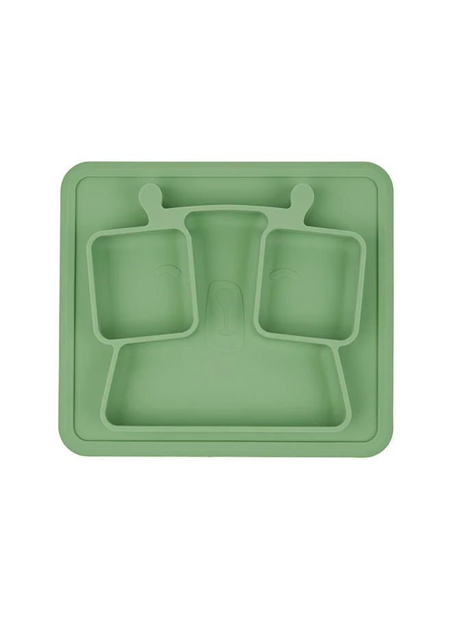 Badabulle Non-Slip Compartment Plate