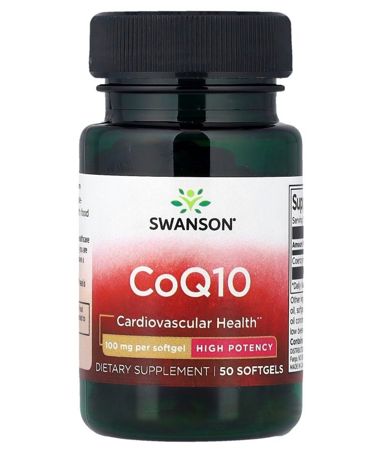 CoQ10 High Potency 100 mg 50 Softgels