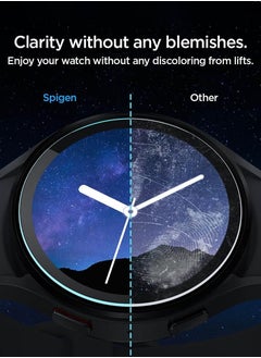 Spigen Glastr Ez Fit Samsung Galaxy Watch 6 (44mm) Screen Protector [2 Pack] Tempered Glass with Auto Align Install Kit  - Image 3