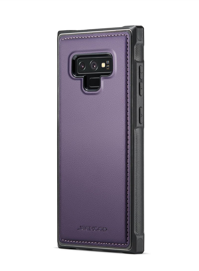 جيهود جراب حمايه من الجلد الصناعي الفاخر  متوافق مع  Samsung Galaxy Note 9 (ارجواني) - Image 1