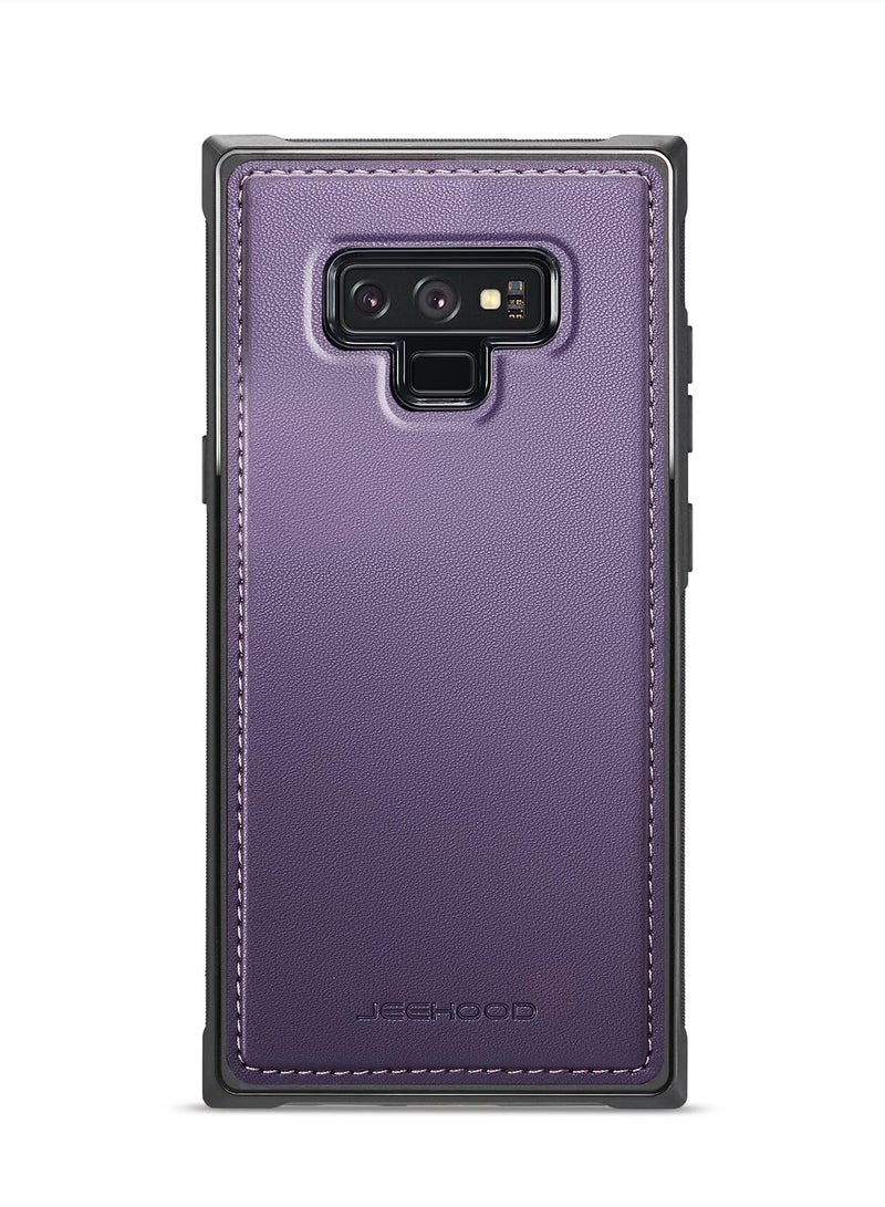 جيهود جراب حمايه من الجلد الصناعي الفاخر  متوافق مع  Samsung Galaxy Note 9 (ارجواني) - Image 2