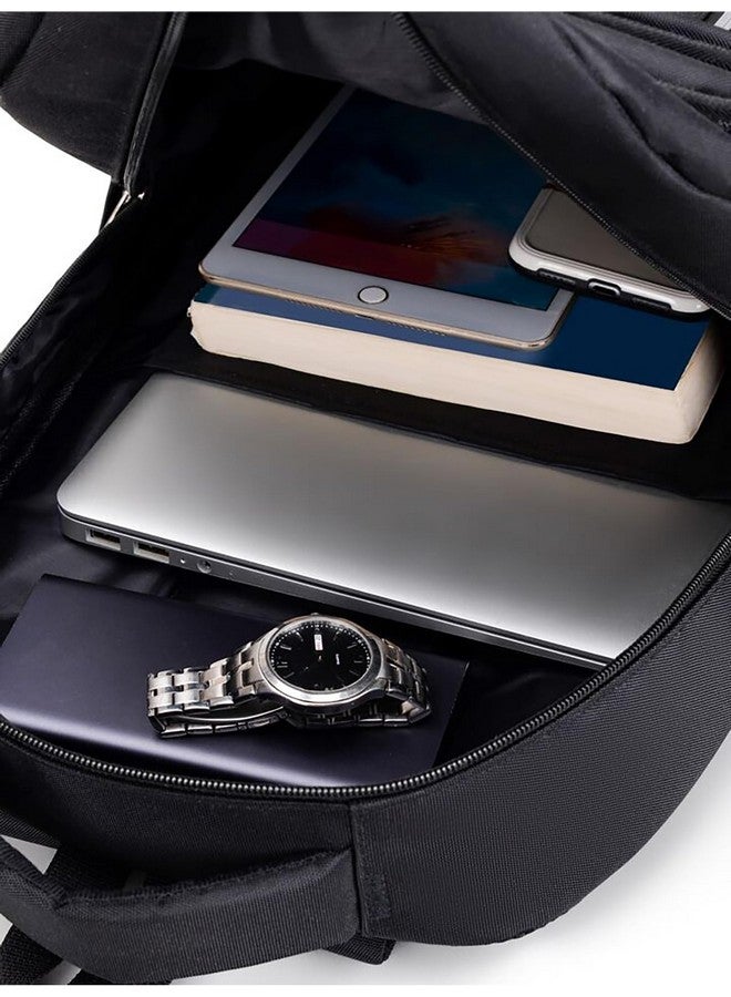 FUR JADEN 35L Travel Professional Backpack with 15.6 Inch Laptop Compartment I 3 Large Compartments I Organizer Pockets I For Men Women Boys Girls I School and College Bagpack (Black) - Image 5