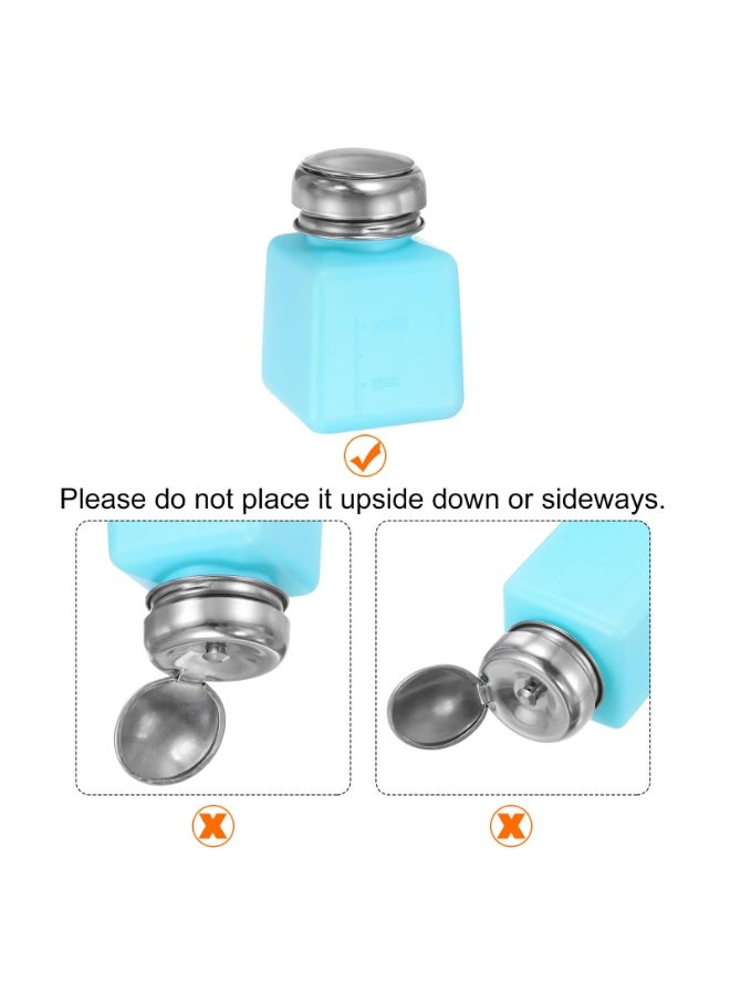 هيدفانا 3 قطع فارغة، زجاجة مضخة موزع سائل فارغة، مع غطاء من الفولاذ المقاوم للصدأ مانع للتسرب، 3 ألوان. - Image 3