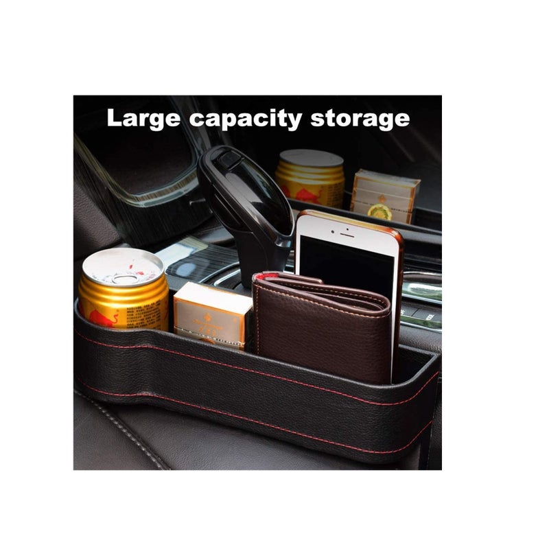SOLARAE Car Storage Pockets Car Seat Gap Organizer Car Seat Organizer Front Seat Gap Filler Console Pocket Organizer Console Pocket Organizer - Image 3