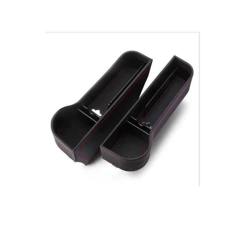 SOLARAE Car Storage Pockets Car Seat Gap Organizer Car Seat Organizer Front Seat Gap Filler Console Pocket Organizer Console Pocket Organizer - Image 1