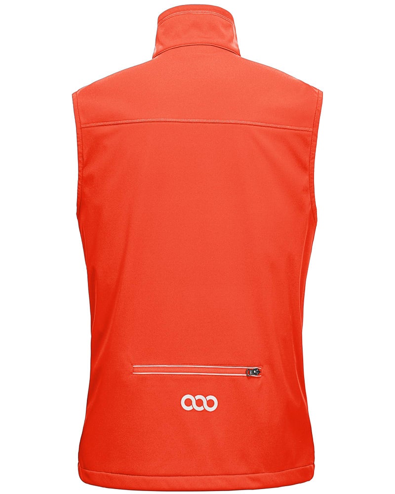 33,000ft Men's Windproof Lightweight Golf Vest Outerwear with Pockets, Softshell Sleeveless Jacket for Running Hiking Sports - Image 3