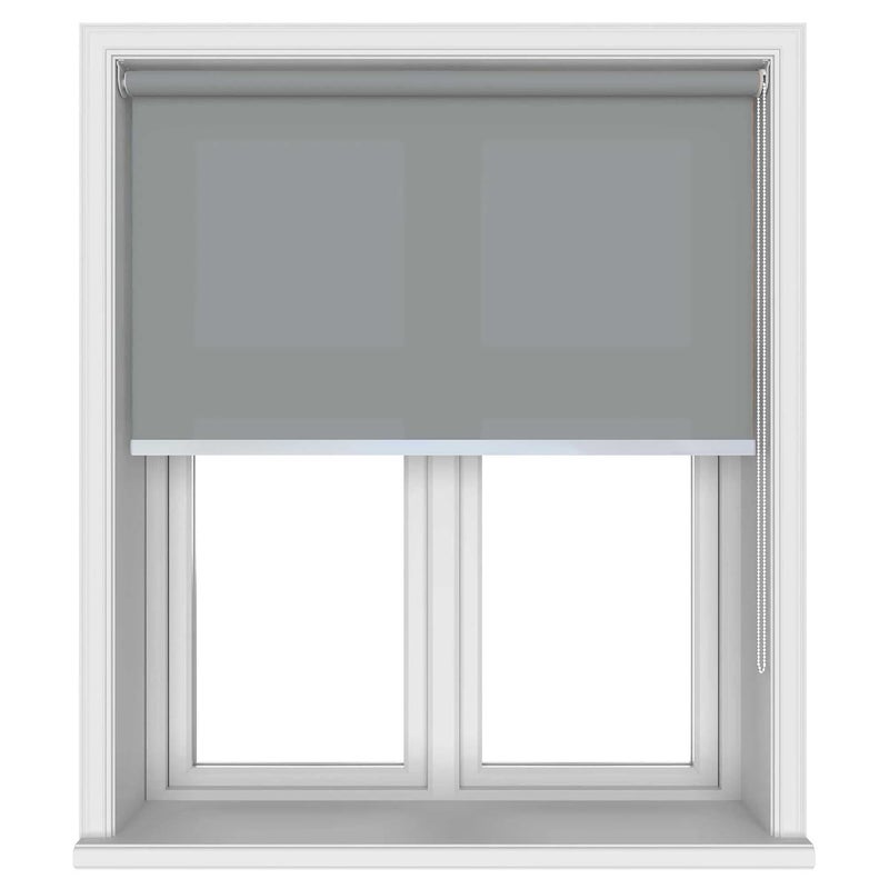 Colornest Roller Blinds for Windows 58 Inch W X 60 Inch L Light Filtering RollUp Shades Sun UV Protection for Home Office Grey Heavy Duty in 38 MM Pole - Image 5