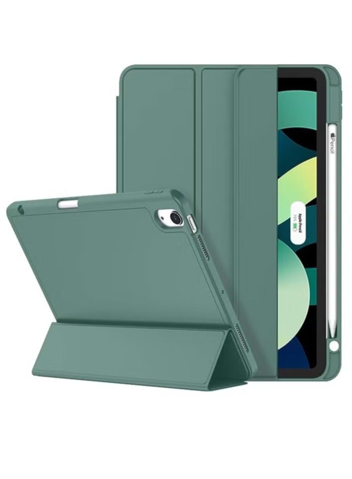ELTRAZONE iPad 10th Generation 10.9 Inch (2022 Model) Case – Slim Stand Hard Back Shell with Auto Wake/Sleep Function, Dark Green – Durable, Lightweight, Shockproof, Scratch-Resistant Protection for Everyday Use - Image 1