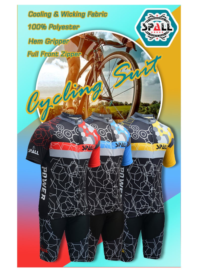 Cycling Suit Front Zipper Bicycle Clothing Suit Perfect For Outdoor Sports Like Road Mountain Biking Exercise Running And Hiking For Men - pzsku/ZE256C040D22DD82E8209Z/45/_/1711793141/008aae1e-bd3c-4179-8ecf-d0b7a198e0f7