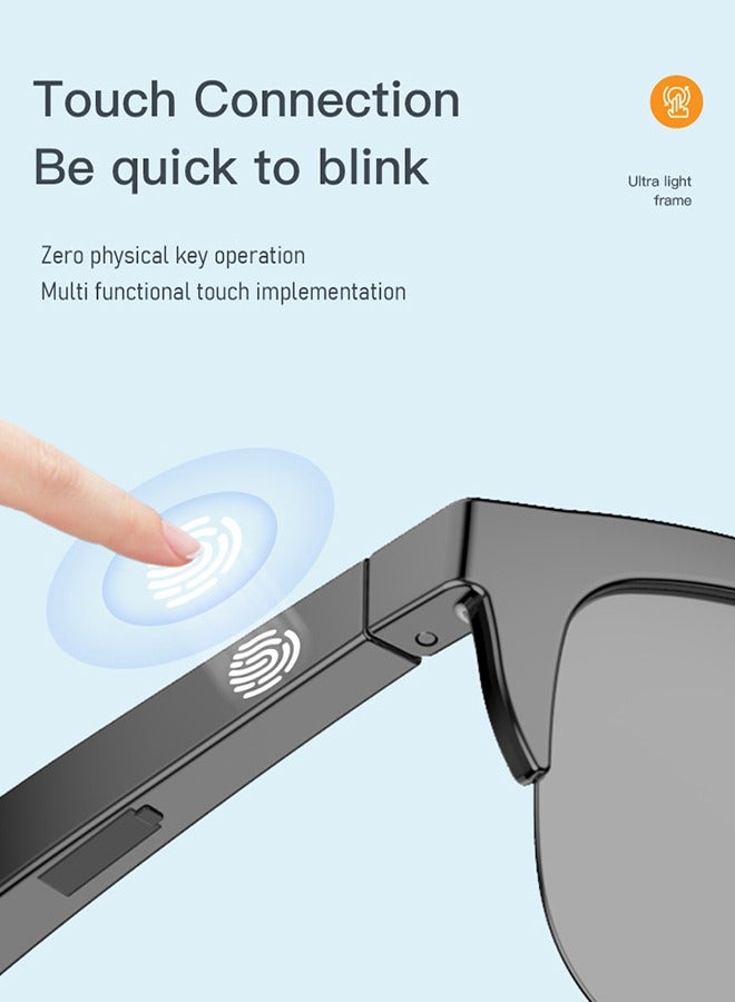 Smart Glasses, Polarized Bluetooth Sunglasses, Built-in Mic & Speakers, Voice Assistant, UVProtection Audio Sun Glass - Image 2