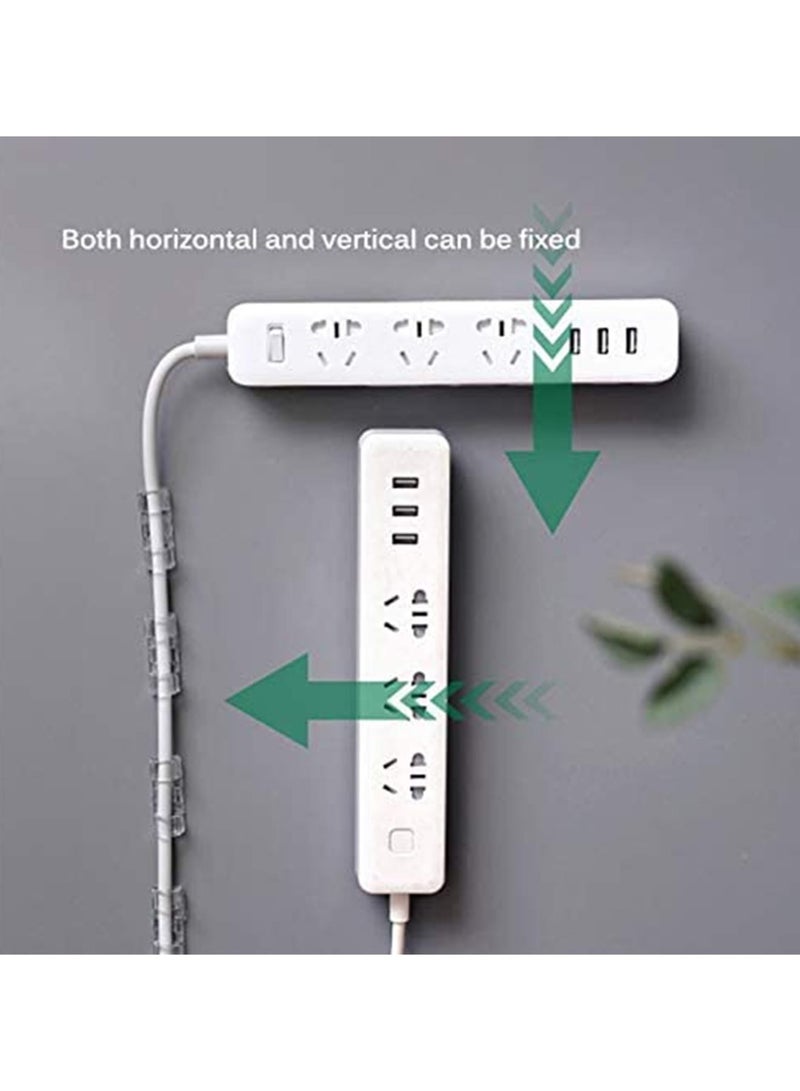 Suntown Self Adhesive Socket Holder, Sturdy, Seamless Punch-Free Plug Sticker Holder Wall Fixer Power Strip Holders Storage Shelf Stand Holder for Home Suitable for Smooth Surfaces - Image 2