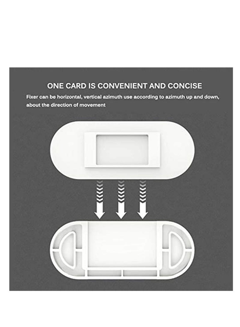 Suntown Self Adhesive Socket Holder, Sturdy, Seamless Punch-Free Plug Sticker Holder Wall Fixer Power Strip Holders Storage Shelf Stand Holder for Home Suitable for Smooth Surfaces - Image 3