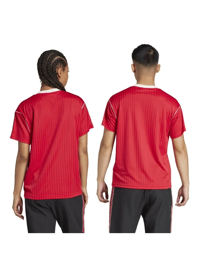adidas قميص مانشستر يونايتد أيقونة أحمر للجنسين مقاس XS