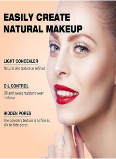 SUNISA Sunisa 3 in 1 CC and BB Water Proof Foundation Concealer Cream with Air Cushion Mushroom  - Image 3