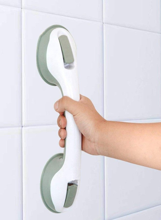 Glowick Wall Mounted Helping Handle Hand Grip Handrail Helping Handle Strong Sucker Bathroom Shower Handle Without Drilling (1Pcs) - Image 1