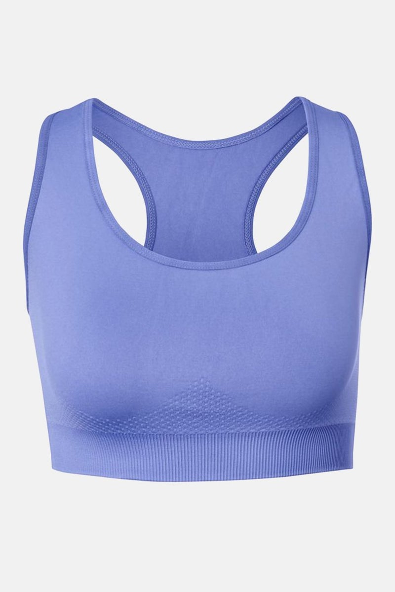 Tchibo Women Non Padded Non Wired Soft Sports Bra, Lilac - Image 2
