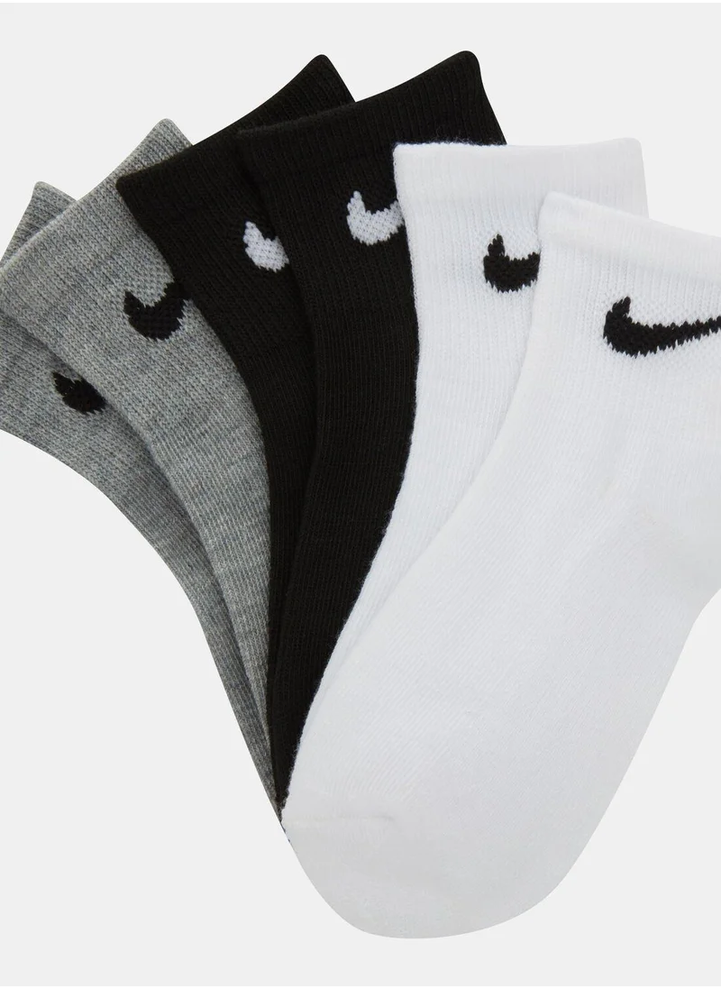 Nike Kids' NHN Basic Quarter Socks (3 Pack)