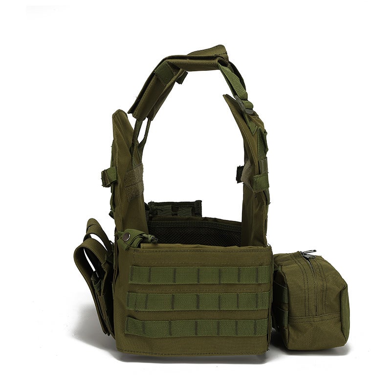 Outdoor Tactical Molle Vest Multi-Pocket Camo Training Vest for Men and Women - Image 4