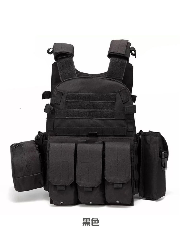 Outdoor Tactical Molle Vest Multi-Pocket Camo Training Vest for Men and Women - Image 1