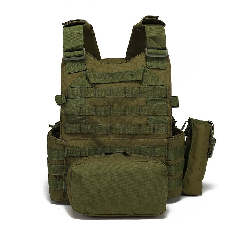 Outdoor Tactical Molle Vest Multi-Pocket Camo Training Vest for Men and Women - Image 5