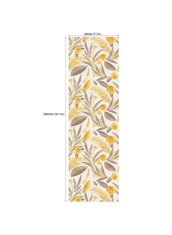 Bluejw Green Plant Flower Self-adhesive Wallpaper Wallpaper Removable Wallpaper Living Room Background Transformation Wall Sticker RW158-180 - Image 1