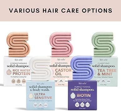 Kitsch Shampoo Bar Castor Oil Solid Bar Shampoo for Hydration Strengthening and Moisturizing Organic Castor Oil for Dull Dry Hair Vegan ParabenFree Hair Care Made in USA 32 oz - Image 5