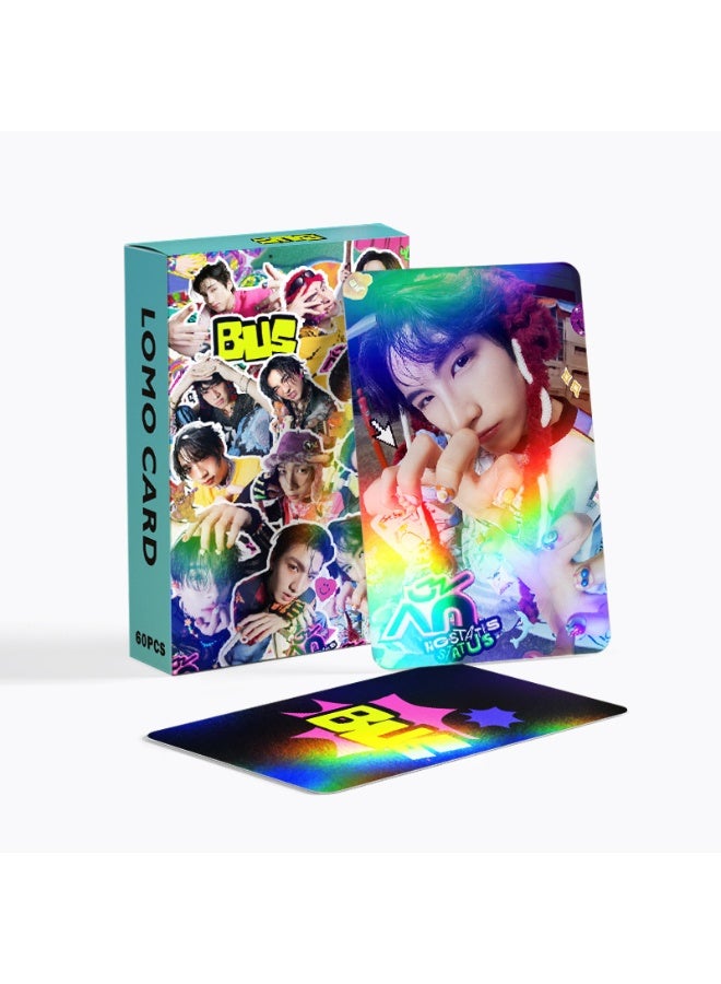 NIBEMINENT 60 Pcs Tpop BUS Lomo Cards Card For Fans Collection Gifts - Image 2