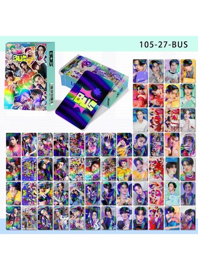 NIBEMINENT 60 Pcs Tpop BUS Lomo Cards Card For Fans Collection Gifts - Image 1