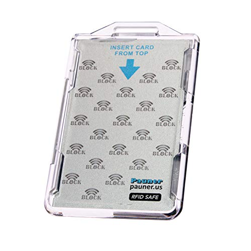 Pauner RFID Blocking ID Badge Holder - Safe CAC Card Protector for 2 Cards, TWIC, PIV Credentials, HSPD 12, FED ID, LincPass Smart Card (1) - Image 1