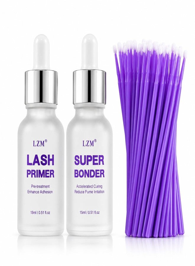 LZM Lash Bonder & Primer Kit for Long-Lasting Lash Extensions & Clusters - Image 1