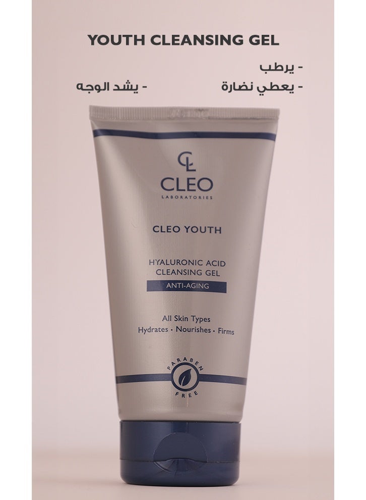 Cleo Hyaluronic Acid Anti-Aging Cleansing Gel - 125 ml  - Image 2