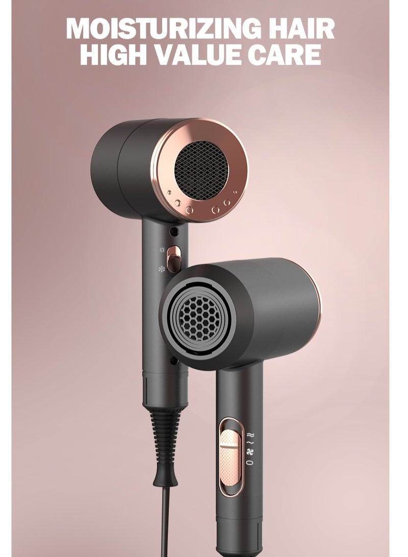 Professional Hair Dryer Negative Ion Hair Blower 2000W Powerful Hair Dryer Portable Blow Dryer for Women Man Hairstyles - Image 1