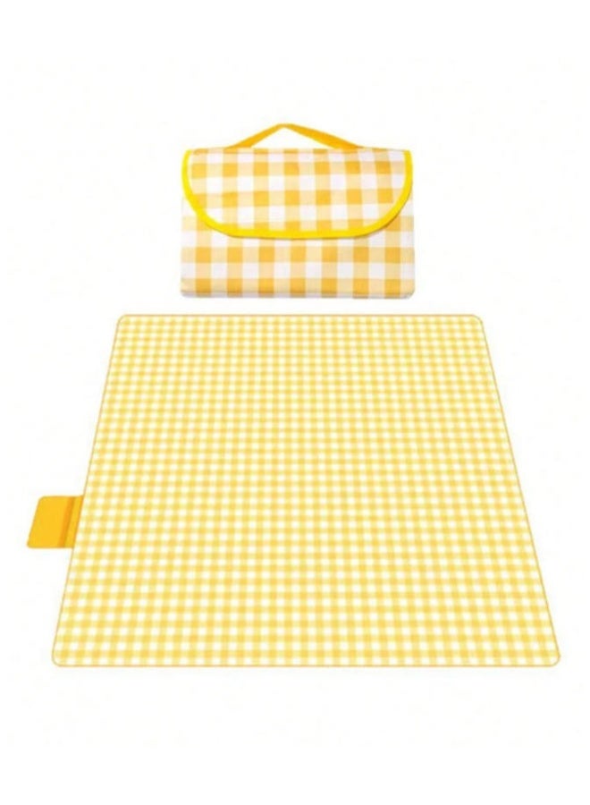 OASIS-TH Foldable Picnic Blanket Waterproof Beach Blanket Waterproof Picnic Blanket Portable Picnic Mat Portable Beach Mat For Outdoor Camping Family Outdoor Park Garden 2X3M - Image 2