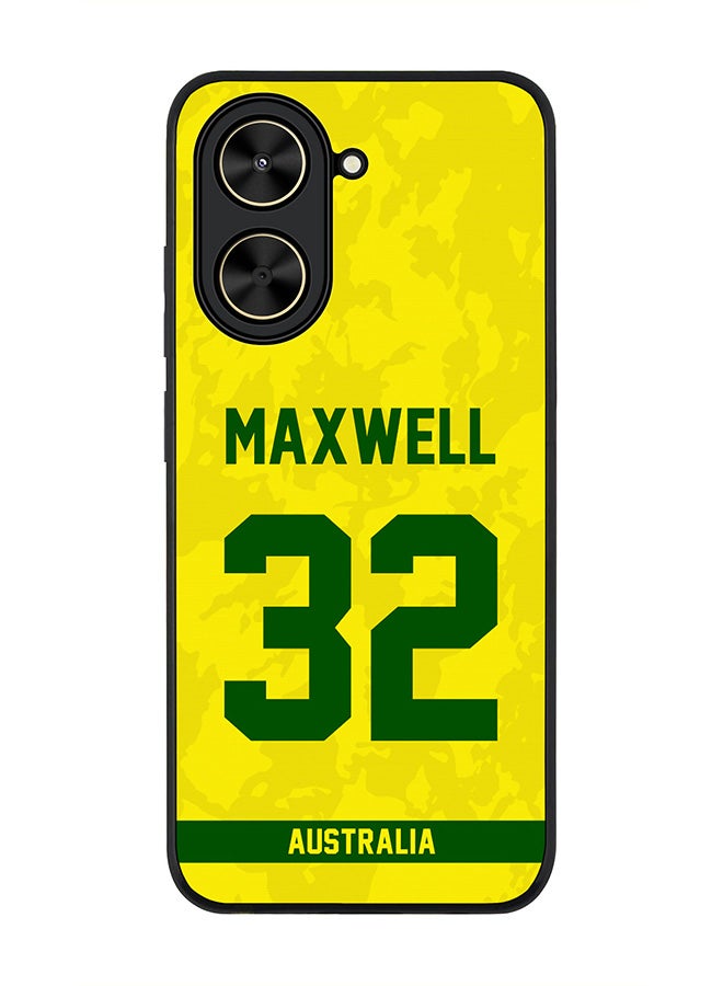 Stylizedd For Xiaomi Poco C71 / Redmi A5 4G Case,Slim fit Camera Protection, Shockproof Thin Phone cover  - Australia Glenn Maxwell, Jersey No 32