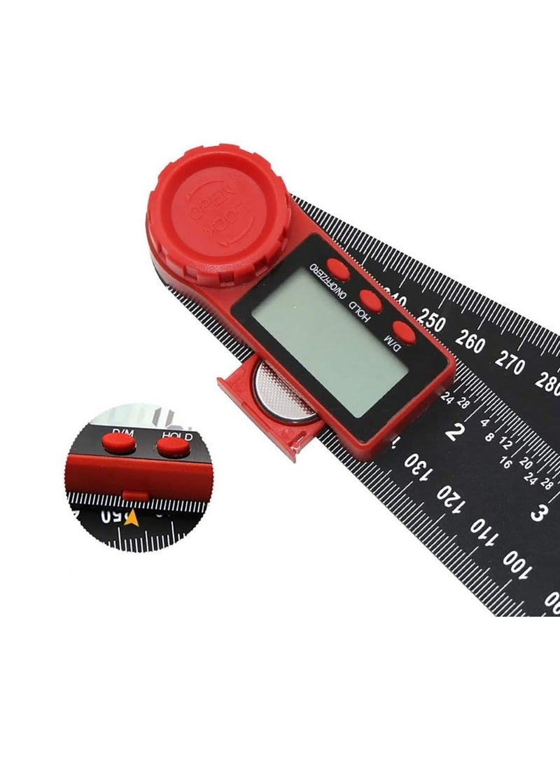 Y&D - Digital Angle Finder Protractor, RStainless Steel Measuring Tool with LCD Display for Carpenter/Woodworking(Battery Included) 360° Measurement - Image 1
