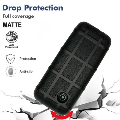 ZAOMA Premium Back Case TPU Cover Compatible for Jio Bharat V4 4G Model No.: JBV191M2 Keypad Mobile Feature Phone Rugged Case (V4BHARAT_RUGBB) - Image 3