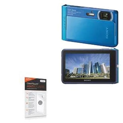 BoxWave Screen Protector Compatible with Sony Cyber-Shot DSC-TX30 - ClearTouch Anti-Glare (2-Pack), Anti-Fingerprint Matte Film Skin for Sony Cyber-Shot DSC-TX30 - Image 1