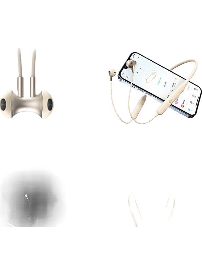 iKF W1 S Neckband Bluetooth Earphones, In-Ear Wireless Sports Earphones, Magnetic Running And Gaming Headphones, Low Latency, Lossless Sound Quality, Long Battery Life, Fitness, Waterproof, Sweat-Resistant, Cloud White - Image 1