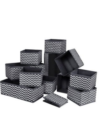 12-Piece Multifunctional Foldable Collapsible Closet Organizer and Fabric Drawer Storage Box for Home - pzsku/ZE2581AB36645FC4C8AF5Z/45/_/1702000099/587cd8cb-653a-4aa4-83c2-7a0430e3132c