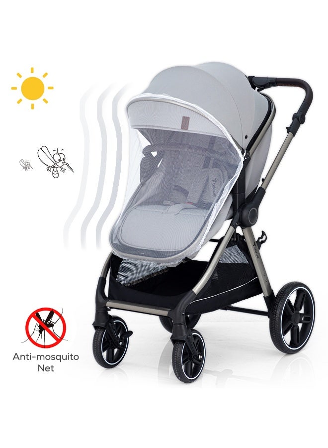 TEKNUM 3in1 Travel Prime Stroller - Grey - Image 5
